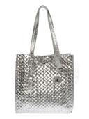 Anna Luchini Geanta de umar Delia piele naturala Argintiu