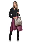 Anna Luchini Geanta de umar Delia piele naturala Bronz