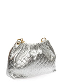 Anna Luchini Geanta Postas Beatrix piele naturala Argintiu