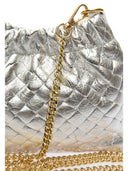 Anna Luchini Geanta Postas Beatrix piele naturala Argintiu