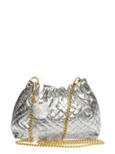 Anna Luchini Geanta Postas Beatrix piele naturala Argintiu