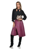 Anna Luchini Geanta Postas Beatrix piele naturala Bronz