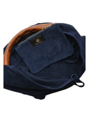 Anna Luchini Geanta de umar Vivienne piele naturala Albastru