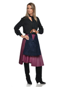 Anna Luchini Geanta de umar Vivienne piele naturala Albastru