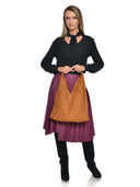 Anna Luchini Geanta de umar Vivienne piele naturala coniac