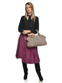 Anna Luchini Geanta de mana  Eleonora piele naturala Taupe