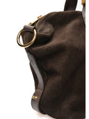 Anna Luchini Geanta de mana  Eleonora piele naturala Maro inchis