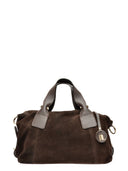 Anna Luchini Geanta de mana  Eleonora piele naturala Maro inchis