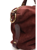 Anna Luchini Geanta de mana  Eleonora piele naturala Visiniu