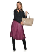 Anna Luchini Geanta de umar Giada piele naturala Taupe