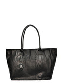 Anna Luchini Geanta de umar Giada piele naturala Negru