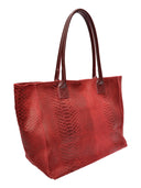 Anna Luchini Geanta de umar Giada piele naturala Visiniu