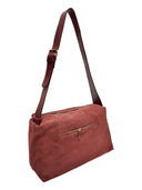 Anna Luchini Geanta de umar Mia piele naturala vin