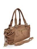 Anna Luchini Geanta de umar Stella piele naturala Taupe