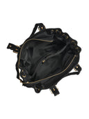 Anna Luchini Stella borsa a tracolla in pelle naturale Nero