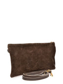 Anna Luchini Plic Rina piele naturala Maro inchis