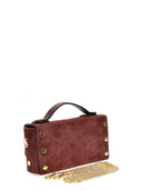 Anna Luchini Geanta de mana  Fiorella piele naturala Bordo