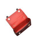 Anna Luchini Geanta de mana  Fiorella piele naturala Bordo