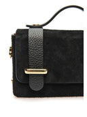 Anna Luchini Geanta de mana  Fiorella piele naturala Negru