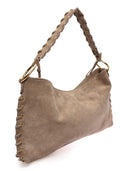 Anna Luchini Geanta de umar Donatella piele naturala Taupe