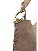 Anna Luchini Geanta de umar Donatella piele naturala Taupe