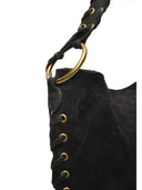 Anna Luchini Geanta de umar Donatella piele naturala Negru