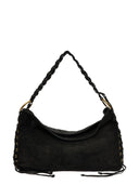 Anna Luchini Geanta de umar Donatella piele naturala Negru