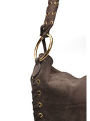 Anna Luchini Geanta de umar Donatella piele naturala maro inchis