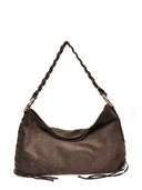 Anna Luchini Geanta de umar Donatella piele naturala maro inchis