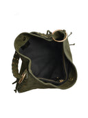 Anna Luchini Geanta de umar Donatella piele naturala Verde militar