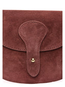 Anna Luchini Geanta Postas Elettra piele naturala Bordo