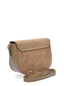 Anna Luchini Geanta Postas Elettra piele naturala Taupe