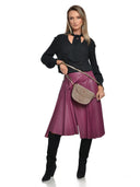 Anna Luchini Geanta Postas Elettra piele naturala Taupe