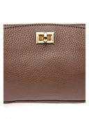 Anna Luchini Geanta de umar  Catalina piele naturala cioccolatiu