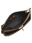 Anna Luchini Geanta de umar  Catalina piele naturala cioccolatiu