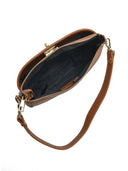 Anna Luchini Geanta de umar  Catalina piele naturala coniac