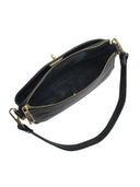 Anna Luchini Geanta de umar  Catalina piele naturala Negru