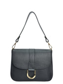 Anna Luchini Geanta de umar  Cristina piele naturala Negru