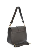 Anna Luchini Geanta de umar  Cristina piele naturala Maro inchis