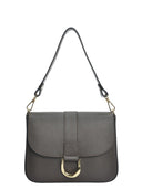 Anna Luchini Geanta de umar  Cristina piele naturala Maro inchis