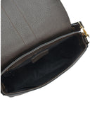 Anna Luchini Geanta de umar  Cristina piele naturala Maro inchis