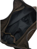 Borsa a tracolla Anna Luchini Dorina, pelle naturale, marrone scuro