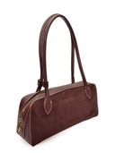 Anna Luchini Geanta de umar  Gina piele naturala Bordo