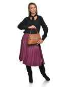 Anna Luchini Geanta de mana  Annalisa piele naturala Coniac