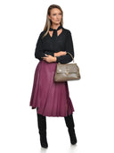 Anna Luchini Geanta de mana  Annalisa piele naturala Taupe