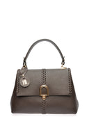 Anna Luchini Geanta de mana  Annalisa piele naturala Maro inchis