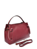 Anna Luchini Geanta de mana  Manuela piele naturala Bordo