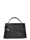 Anna Luchini Geanta de mana  Manuela piele naturala Negru