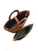 Anna Luchini Geanta de mana  Silvana piele naturala Coniac