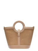 Anna Luchini Geanta de mana  Silvana piele naturala Taupe